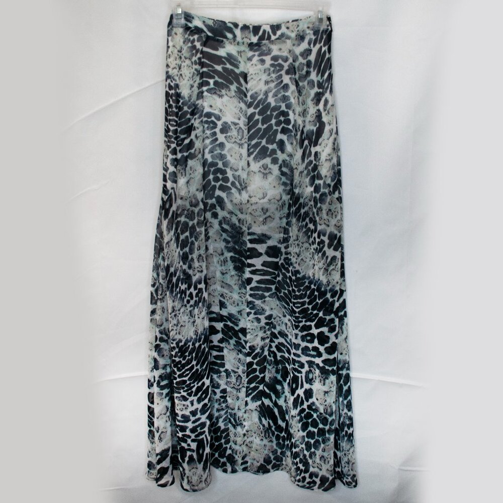Show Me Your Mumu Princess Di Maxi Skirt Womens Medium M Animal Print 0206
